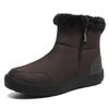 Ziitop Lightweight Short Snow Boots with Warm Thick Casual Winter Boots for Commuting and Easy To Put On and Take Off Women's Fleece-Lined Waterproof,