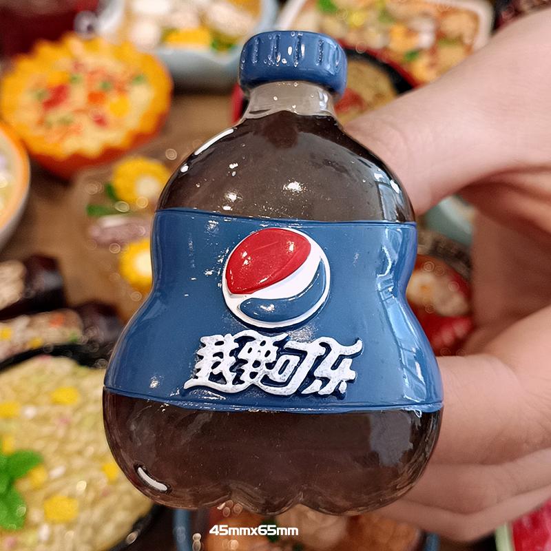 Креативная 3D смоляная наклейка-магнит на холодильник с местной закуской, имитация еды