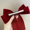 Elegant Big Bow Hair Clip For Women Girls Vintage Wedding Long Ribbon Bow Barrette  Exquisite Hair Accessories Gifts