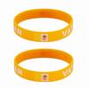 2pcs Vatican Flag Silicone Bracelets Sport Game Wristbands National Flags Wrist Strap for Men Women Motivational Rubber Band Fashion Accessories Gifts