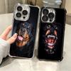 Rottweiler Dog Soft Phone Case For iPhone 15 16 17 Air 14 Pro Max 16E Plus 13 12 Mini Plating Anti-Fall Fundas