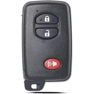 Замена корпуса брелока подходит для Toyota 4Runner Prius C Prius V Venza Scion TC 2010- Бесключевой пульт дистанционного управления 3-кнопочная накладка на ключ (