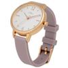 Часы аналоговые с цветочным узором, силиконовый ремешок, фиолетовый [Fieldwork], женские YM111-3