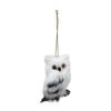 Owl Pendant Christmas Owl Ornament Toy Static State Owl Model Furry Cute Bird Party Christmas Ornament For Holiday Christmas Tree Decor