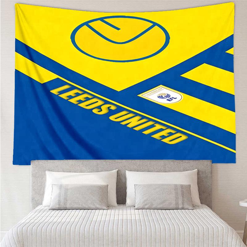 Leeds United Crest Design Tapestry Hanging for Bedroom,Livingroom, Playroom,Decor Art Room Wall Tapestry Holiday and Birthday Gifts