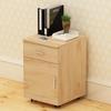 Mobile Lockable Filing Cabinet with Three Drawers - Floor-standing Storage for Office or Bedside