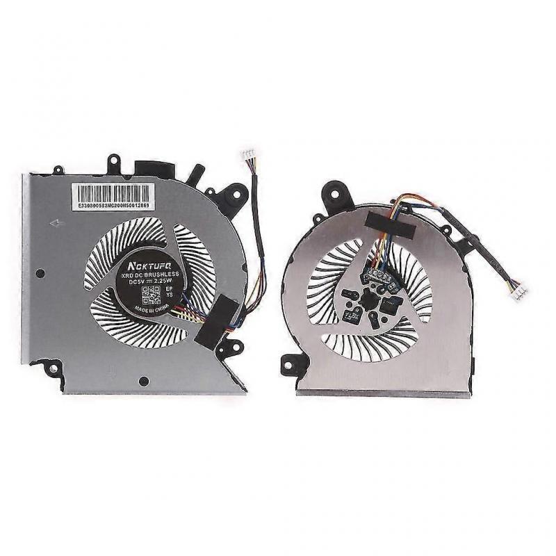 (ЦПУ ГПУ) Для ноутбука Msi Katana Gf66 Gf76 11sc 11uc Вентилятор охлаждения процессора 5 В 4-контактный Радиатор видеокарты