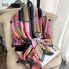High-quality Luxurious Silk Scarves Headband Scarfs Neck Scarf For Women Chain Silk Scarf Women's Decorative Shawl