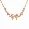 INS Style Cute and Sweet Bracelet Love Zircon Butterfly Festival Bracelet Women's Valentine's Day Gift Zircon