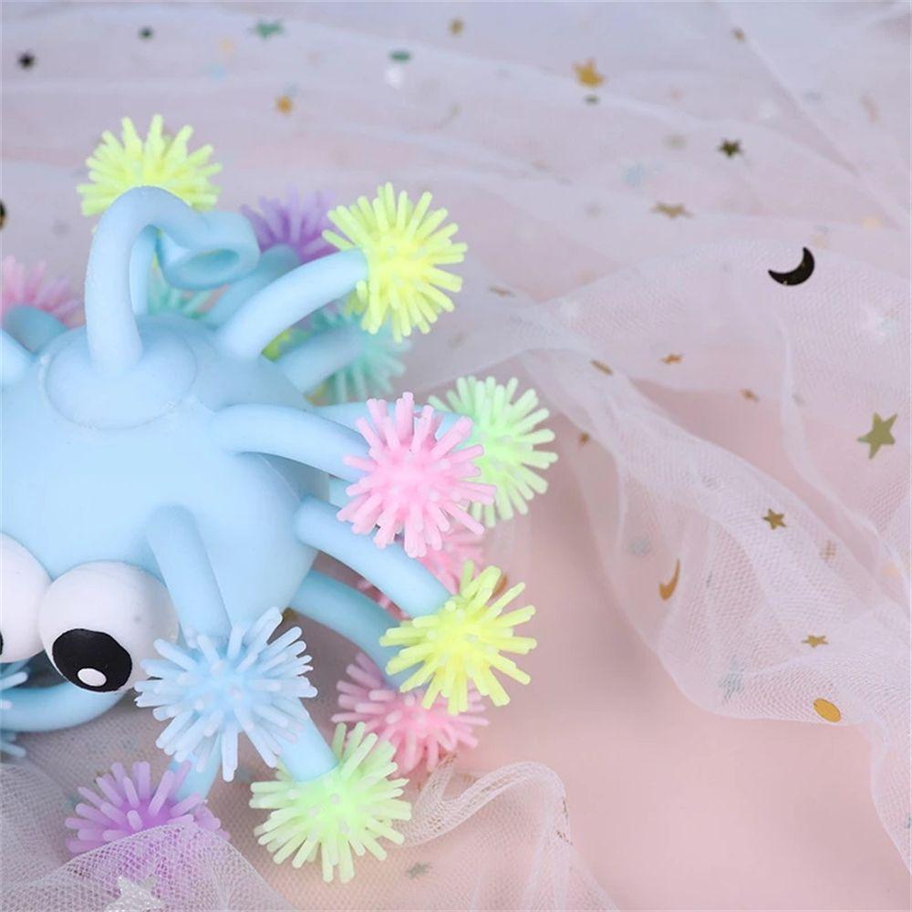 Glowing Anti Stress Decompression Hedgehog Glow Flash Ball Ball Kids Toy Squeeze Balls Fidget Toys