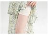 Design sense splicing irregular slit casual half skirt 24 summer style high waist slimming A-line skirt for women