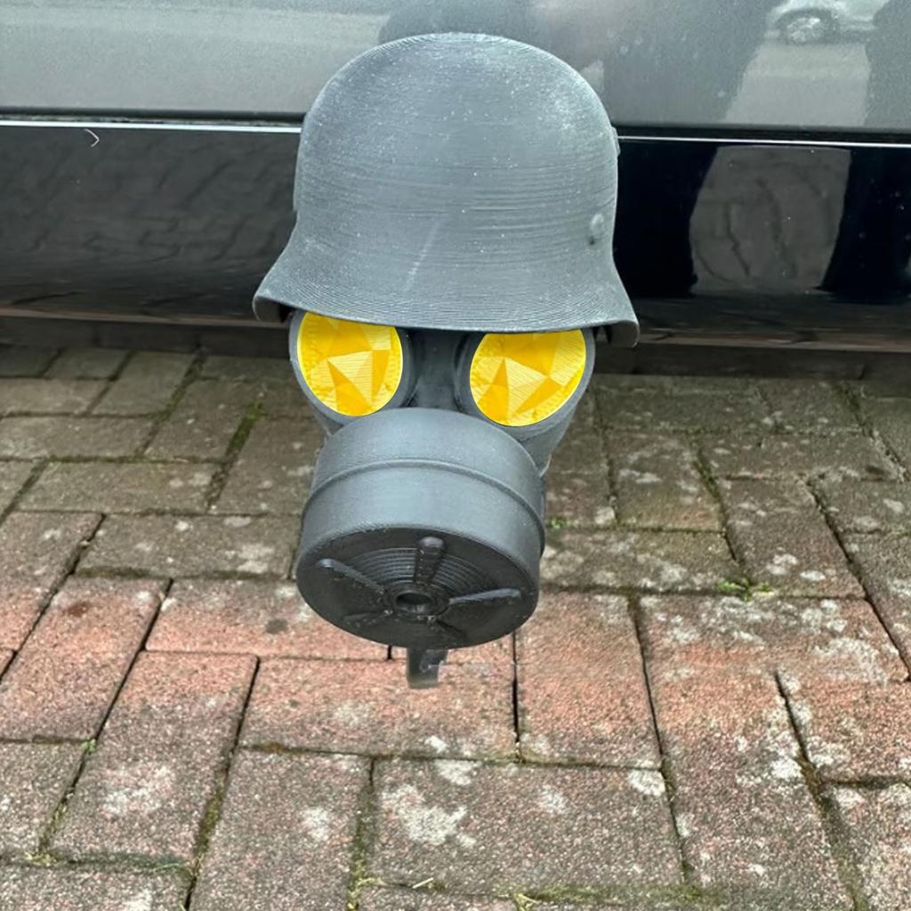 Крышка для сцепного устройства прицепа, крышки подшипников ступицы прицепа, защитная крышка для сцепного устройства в форме противогаза, универсальная заглушка для дышла