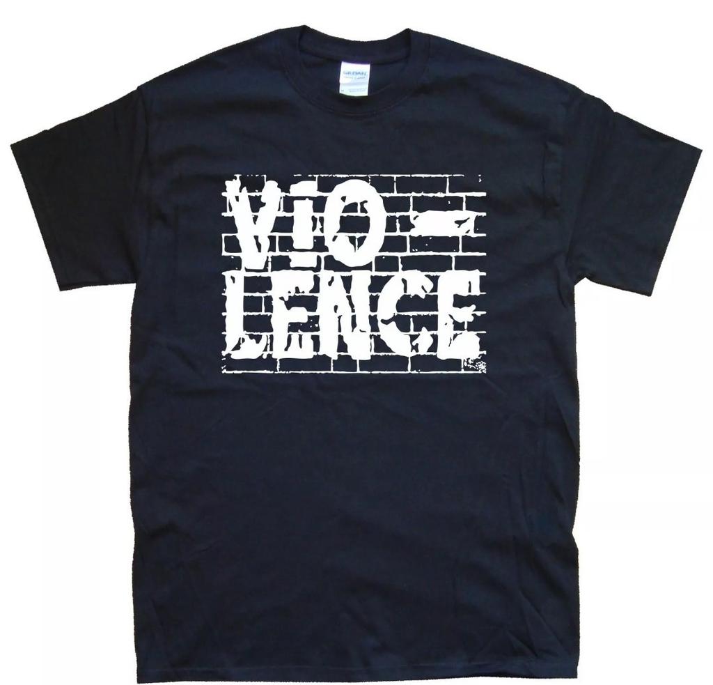 VIO-LENCE T-SHIRT All sizes S M L XL XXL colours Black, White