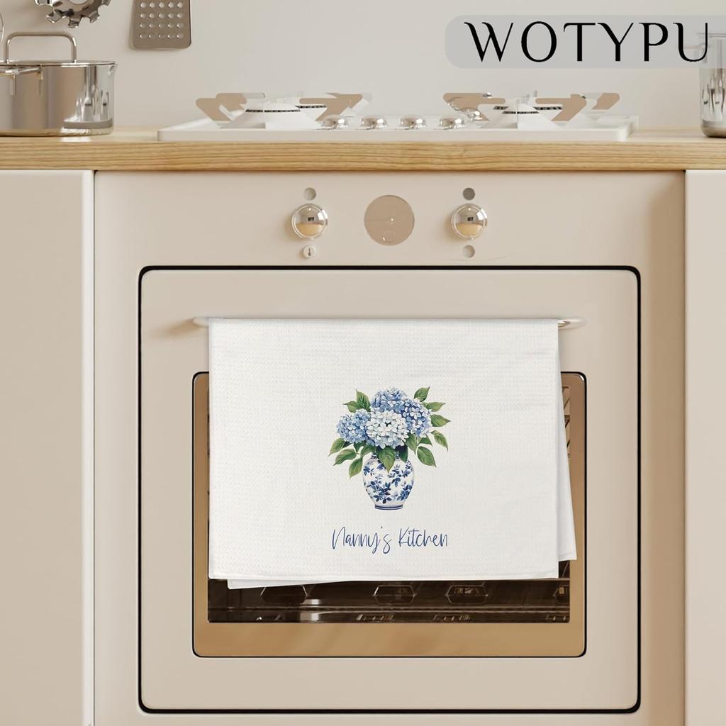 Nana Gifts Kitchen Towels, Nana Grandmother Gifts for Birthday Dish Tea Towels for Kitchen, Grandma Gifts Decorative Hand Towel, 16x24 Inch