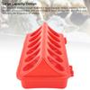 5pcs Flip Top Pigeon Feeder Anti Spill Feeding Tray No Waste No Mess Small Poultry Feeder With Holes For Pigeon Birds Poultry