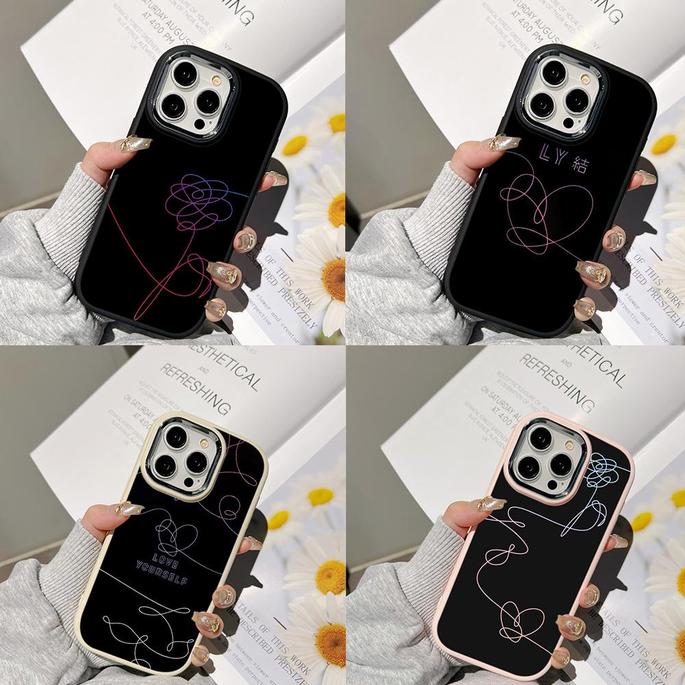 Чехлы для телефонов Ae85 Line Drawing Art Design для Samsung A13 A32 A53 A04e A54 S23 S24 Ultra Infinix Hot 40i Huawei P30, металлическая защитная задняя крышка для камеры
