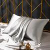 100% Silk Pillowslip 19Momme Mulberry Natural Silk Pillowcase B Side Bamboo Fiber Summer Home Bed AB Side Silk Pillowcase