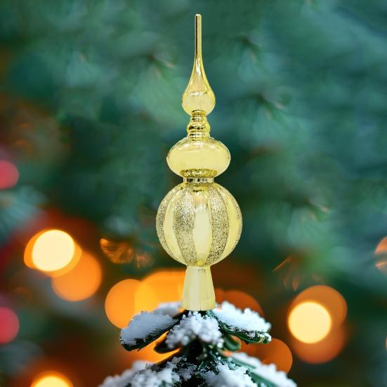 3 шт., верхушка для рождественской елки, простая установка, праздничные украшения для верхушки елки, домашний декор для рождественской елки