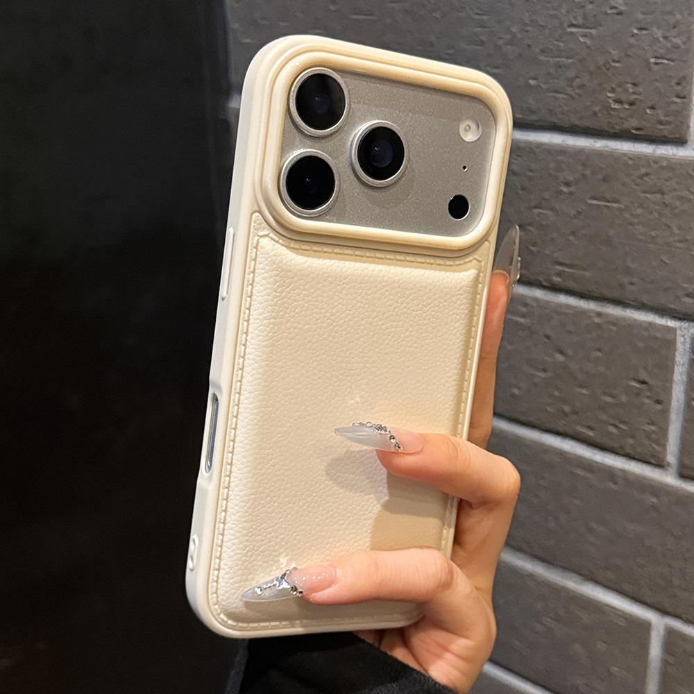 3D выпуклый силиконовый чехол для For Iphone 17 Air 16 15 14 13 Pro Max Plus, кожаная текстура, цвет конфеты, ударопрочный, мягкий ТПУ чехол Funda