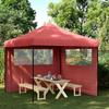 VidaXL Collapsible Pop-Up Party Tent with 2 Sidewalls, Tent, Awning Tent, Gazebo Awning 4004924
