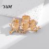 Jackets Decorative Pins Owl Family Rhinestone Brooch, Bird on Branch Lapel Pin, Accessory for Suits Coats Scarves Bags, Jewelry Gift Lovers
