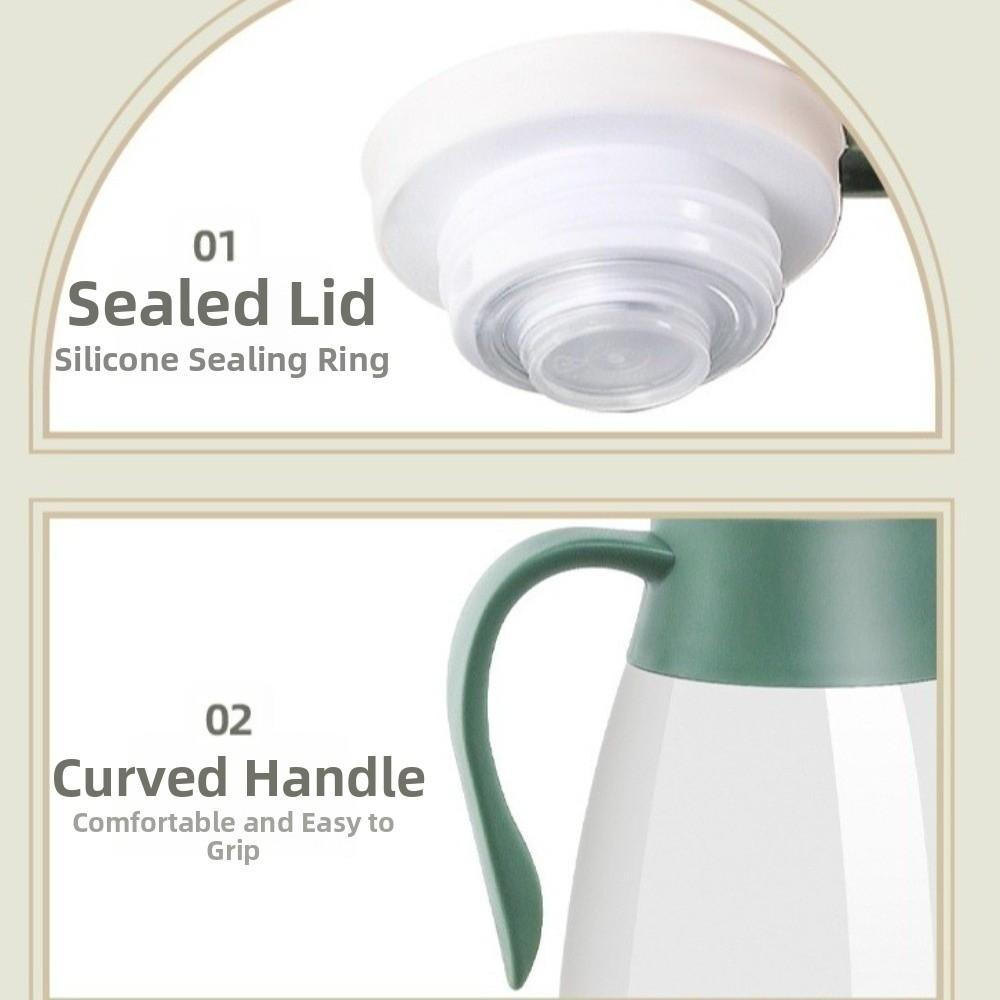 Термобутылка с защитой от протечек, стеклянная внутренняя колба, вакуумная колба, мультяшный утепленный чайник, для офиса