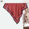 Women's Korean Silk Print Small Square Scarf - Versatile Neck Scarf
