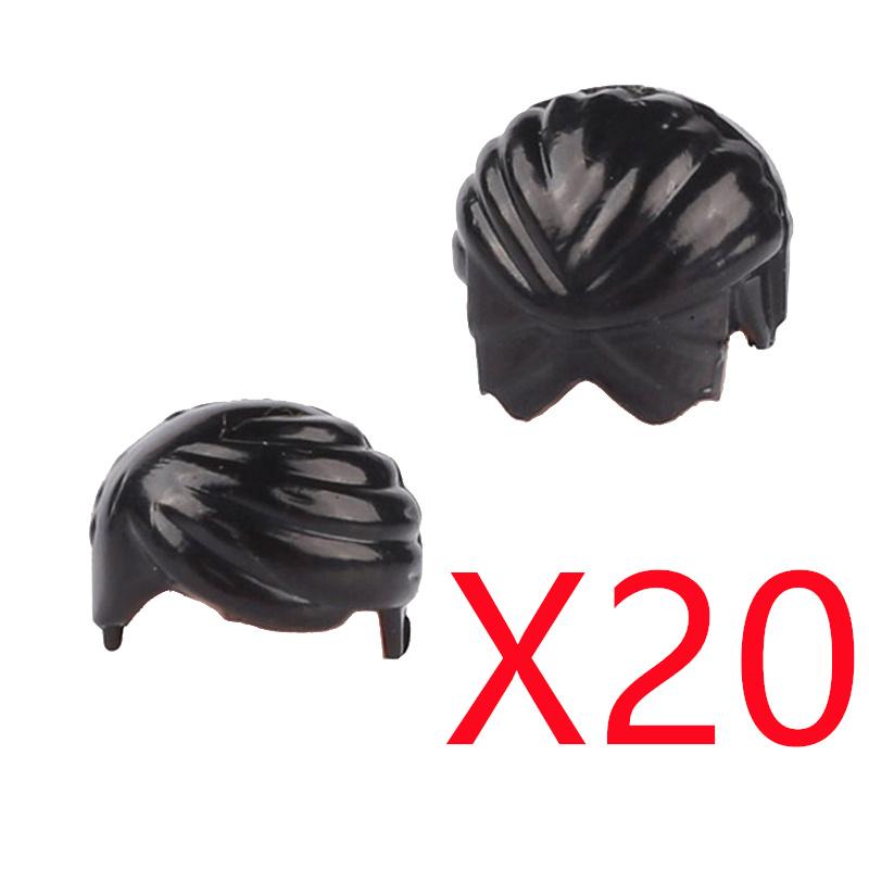 MOC Городские строительные блоки Части тела фигурок Креативные аксессуары Длинные волосы Коричневые Черные Золотые Мини-кирпичики Совместимая игрушка Подарок k030