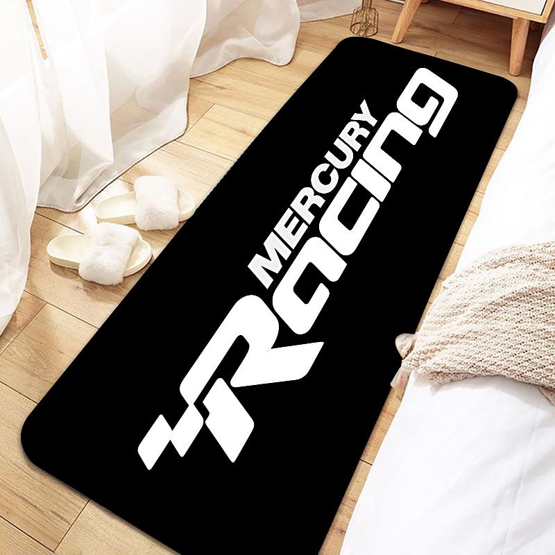 Mercury Racing Door Mat Entrance Non-slip Doormat Washable Kitchen Carpet Living Room Hallway Rugs Bathroom Bath Door Mats