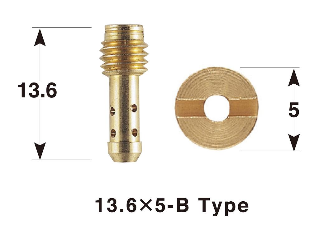 POSH FAITH Motorcycle Pilot Jet Set of 3 Oversized Pilot Jets for To and Majesty 125 (13.6x5-B) T-MAX (up 2003) (Product Code 767408-10)