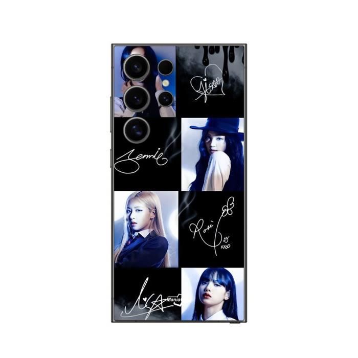 Coque Samsung Galaxy S24 ultra blackpink signature photo Maniacase