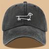 Simple Dog Print Baseball Cap, Versatile for Both Men and Women, Suitable for Outdoor Travel As a Hat