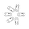 40 Pcs Silver Tone Metal Keyhole Hanger Fasteners for Picture Frames Hang Wall Indoor
