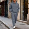 Men's Sweatshirt Suit Men's Solid Color Casual Sports Suit Sweatshirt Suit