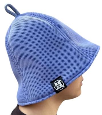 Жесткий Лавандовый Стежок Темно-синий Спина Следующее Поколение Полиэстер Сетка Материал Экстра Шапка для Сауны Двусторонняя Оригинальный Продукт Унисекс Свободный Крой Двойной!! 3-слойный