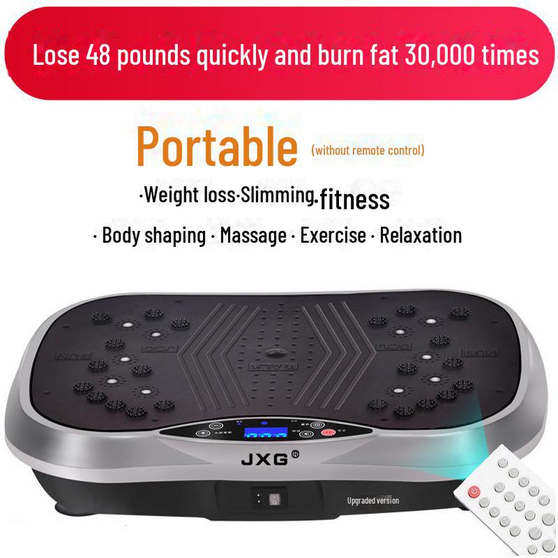 Вибрационный тренажер JXG: Ленивая формирователь тела, вибрационная платформа для укрепления мышц и похудения.