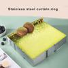 Кольцо для мусса из нержавеющей стали, большой квадрат, регулируемый размер, легко чистится, удобная форма для чистки торта