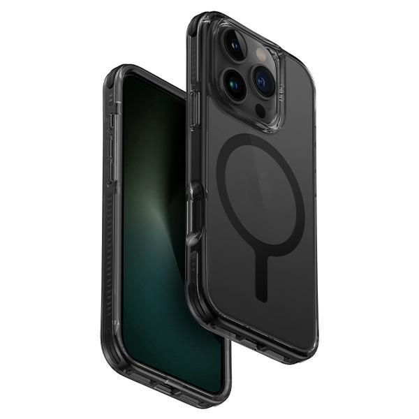 UNIQ Combat iPhone 16 Pro Max 6.9" case Magclick Charging black/carbon black