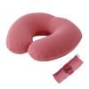 Marna fuu Подушка для шеи в одной, чтобы поместиться в одну Подушка для шеи Компактная надувная подушка для шеи Розовая JA053P (надувается дыханием/складывается вручную/можно стирать) (для
