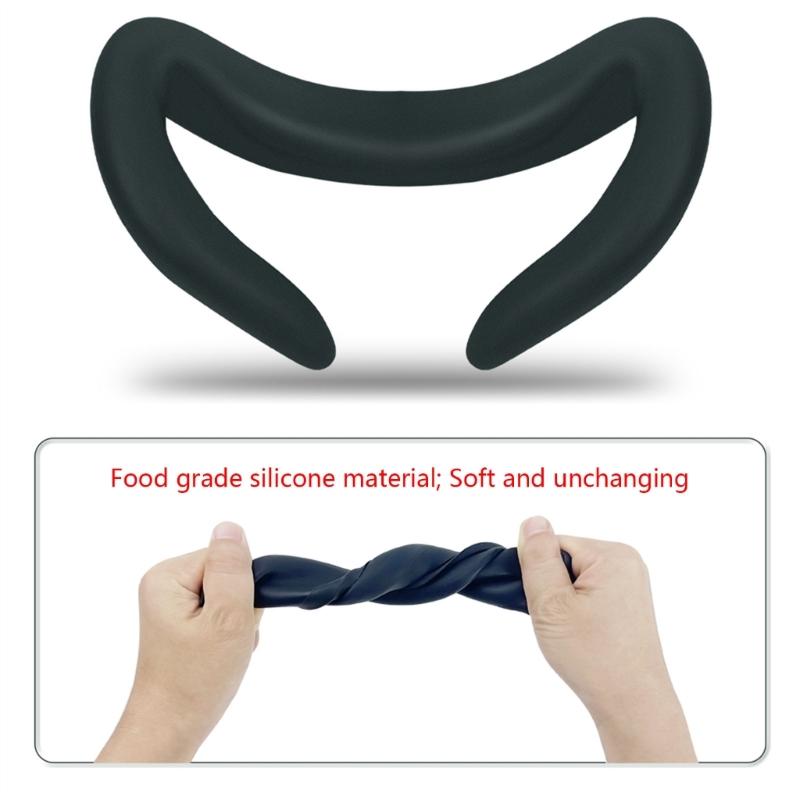 Защитная накладка из силикона для VR-гарнитуры Meta Quest 3, чехол-крышка для маски и линз, аксессуар