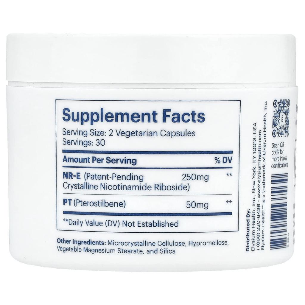 Elysium, Basis, Cell Health & Optimization, 60 Capsules