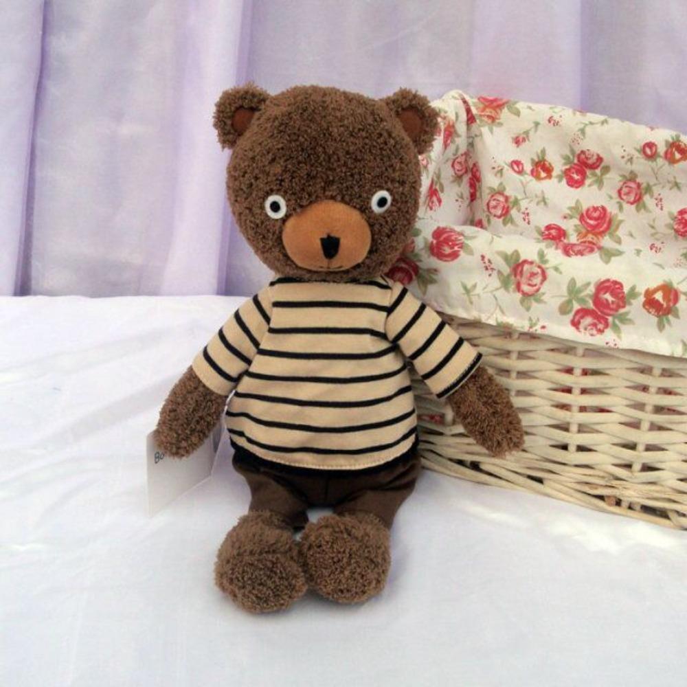 Cartoon Wearing Bear Plush Toys Soft Bear Stuff Doll Plush Pillow Bear Plush Toy  Children's Toys