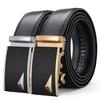 New Men's Belt  Men's Genuine Leather  Automatic Buckle Leather Belt  Men's Versatile Casual Business Trousers