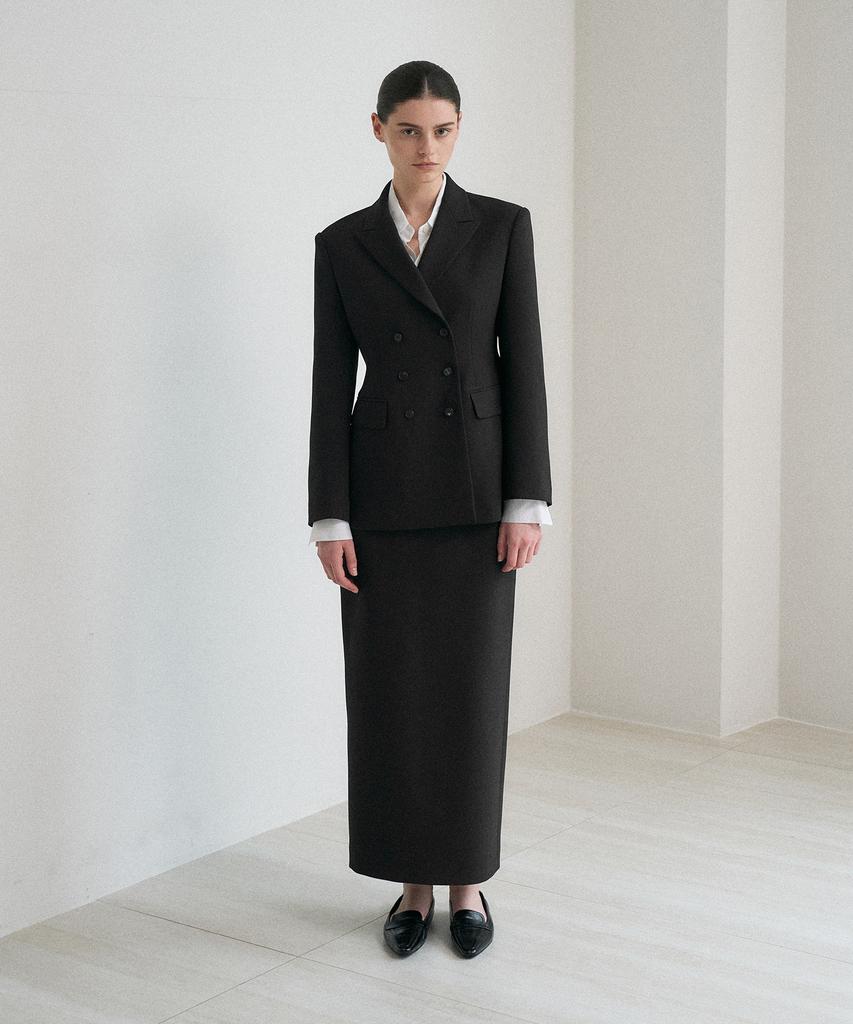 VIYUL Classic Double Button Collar Jacket