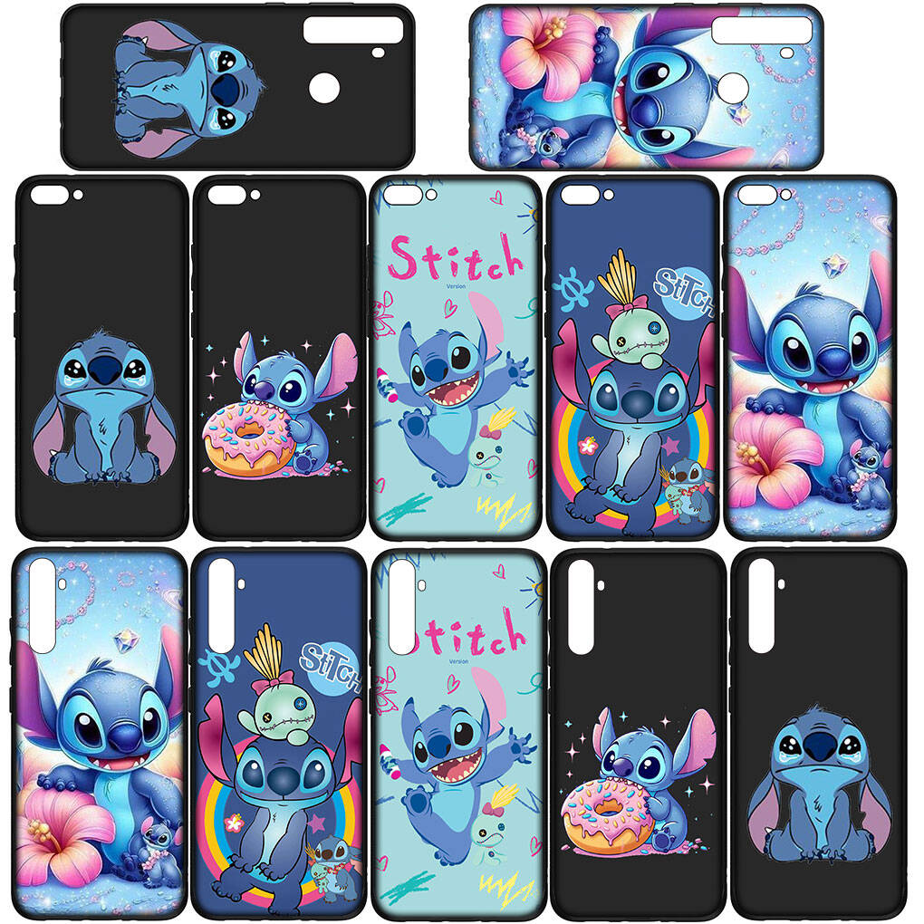 Phone Case for Samsung Galaxy S25 S23 S22 S21 S24 Ultra FE A05 A06 A15 A16 A36 A37 A35 A54 A55 A56 A57 A25 A26 A53 A17 Cartoon Lilo Cute Stitch Cover