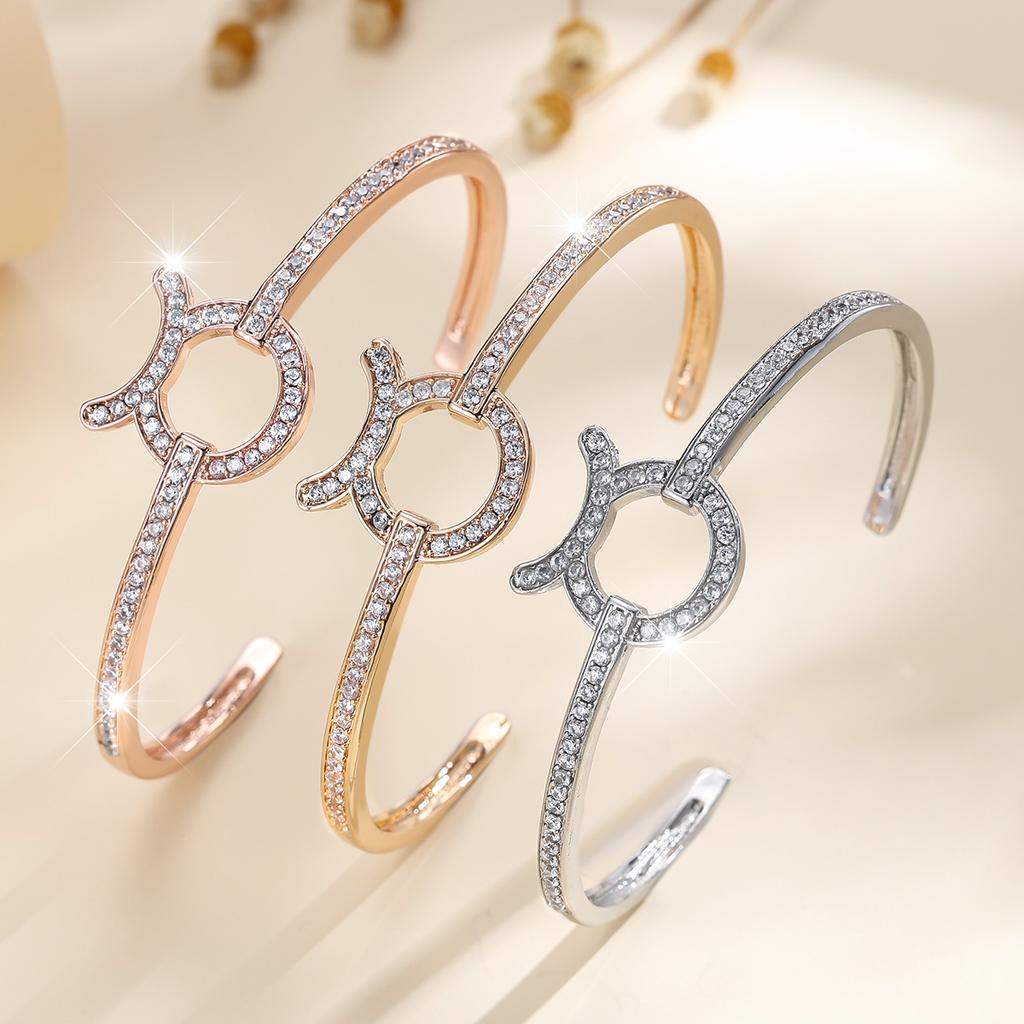 Korean Style Exquisite and Trendy Zircon-studded Women's Versatile Niche Women's Bracelet Bracelet
