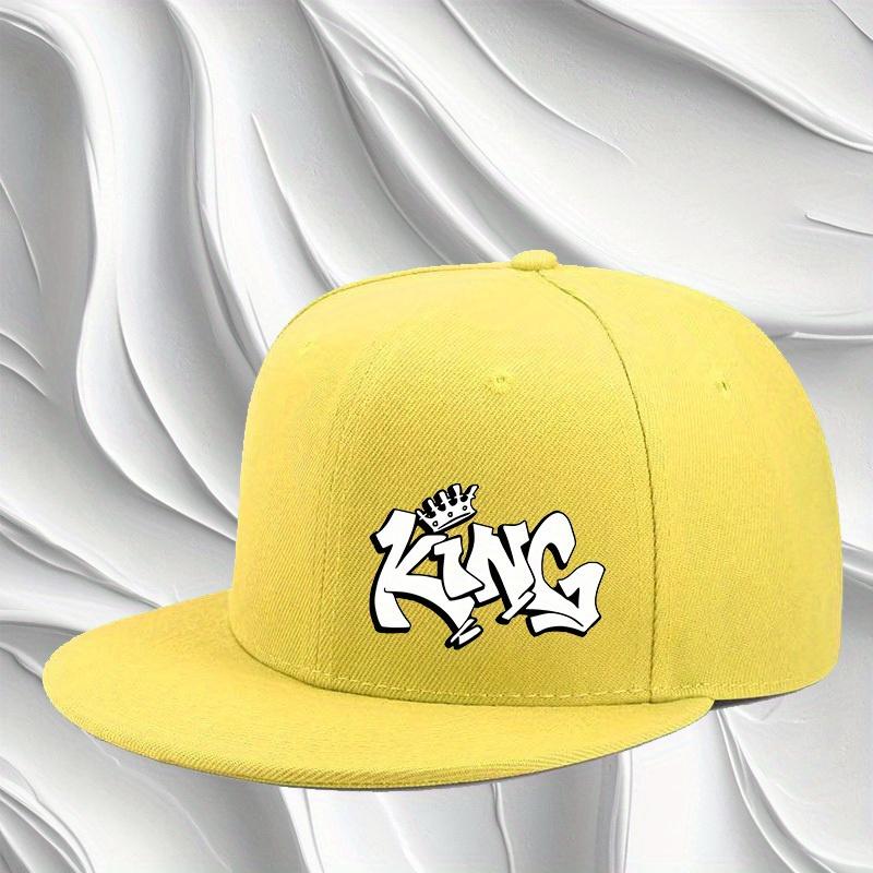 Кепка с прямым козырьком King Graffiti Art, унисекс, регулируемая, хип-хоп, уличная мода
