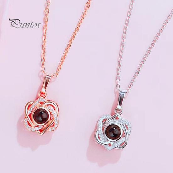 Ожерелье с изображением, персонализированное ожерелье с проекцией фотографий, памятные подарки на День святого Валентина, день рождения для жены или девушки