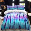 Color Tie Dyeing Double Bed Duvet Cover Set Queen Calico Twin Size Comforter Bedding Set Single Complete Set