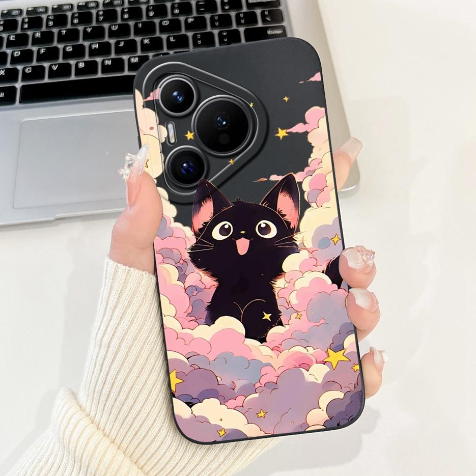 Чехол для Huawei Pura 70 Pro Plus HBN-AL10 Милый Чехол с Рисунком Конфет Мягкий Силиконовый Чехол для Huawei Pura 70 Ultra Pura70 Pro+ Корпус